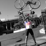 RoseBowl: At the Rose Bowl on my ride from Canada to Mexico. TODAY I CAN!